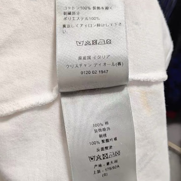 🚩steal Authentic Dior Artistic Splatter Short Sleeve Tee - Picture 6 of 6